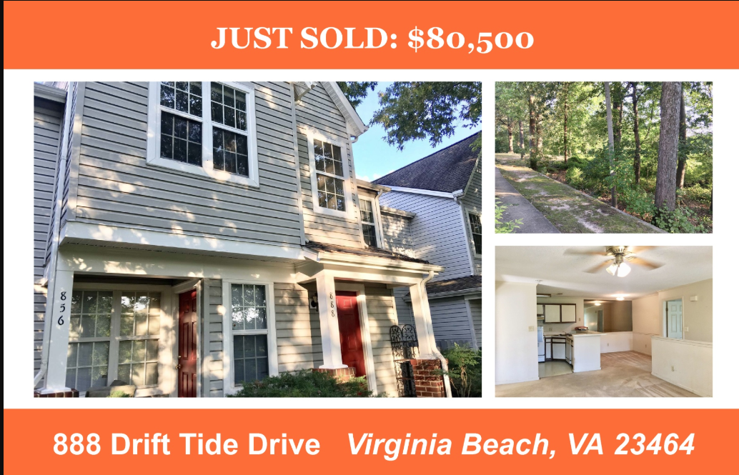 Just Sold in Driftide Condos! 888 Drift Tide Dr VA Bea